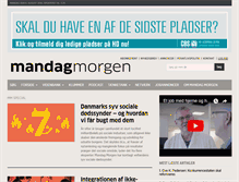 Tablet Screenshot of mm.dk
